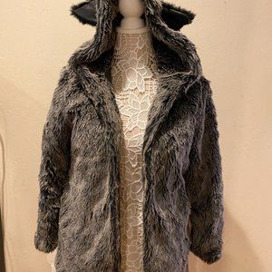 Wenxi Faux Fur Gray Jacket - Size S
